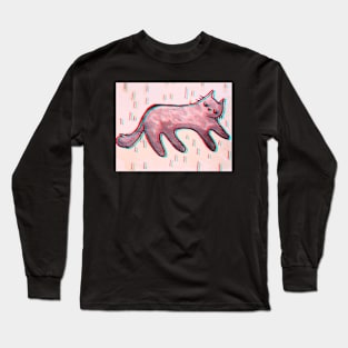 Glitchy Kitty Long Sleeve T-Shirt